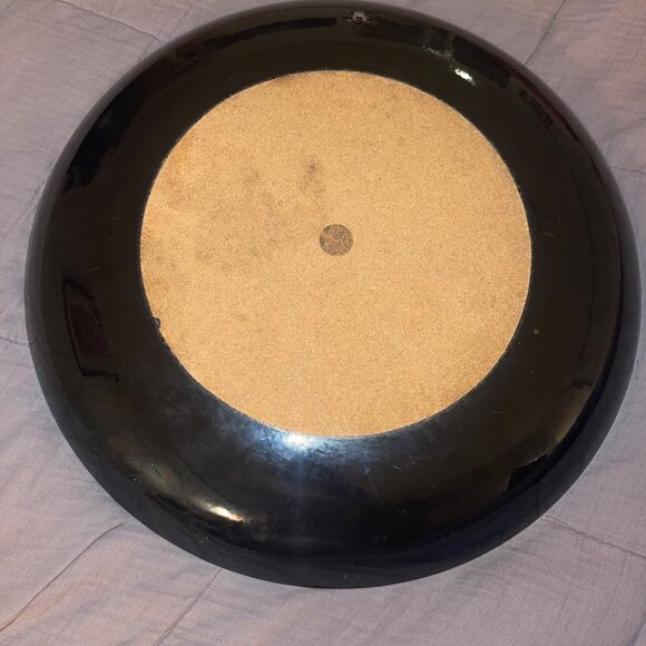 Curtis Jere Vintage MCM Art Bowl Artisan House Enamel Copper Maple Leaf Large - Picture 7 of 10